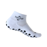 Grip-sukat, low cut, valkoinen